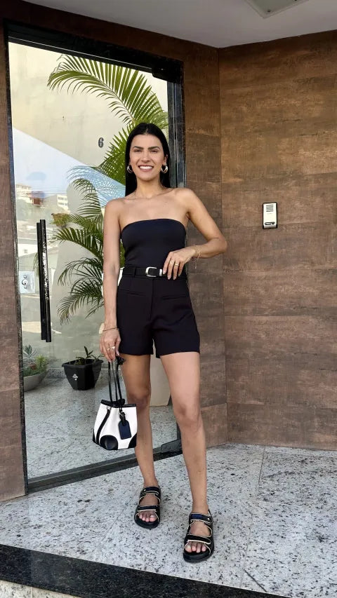 Short Em Alfaitaria Celine